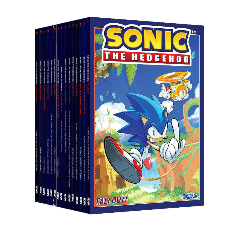 英文原版 刺猬索尼克 音速小子 1-18 共18册 Sonic the Hedgehog 全彩漫画 青少年漫画绘本冒险小说 Ian Flynn