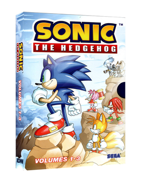 预售 英文原版 Sonic the Hedgehog 音速小子 刺猬索尼克 3册盒装 余波 埃格曼博士的命运2 天使岛之战 全彩漫画 青少年课外读物