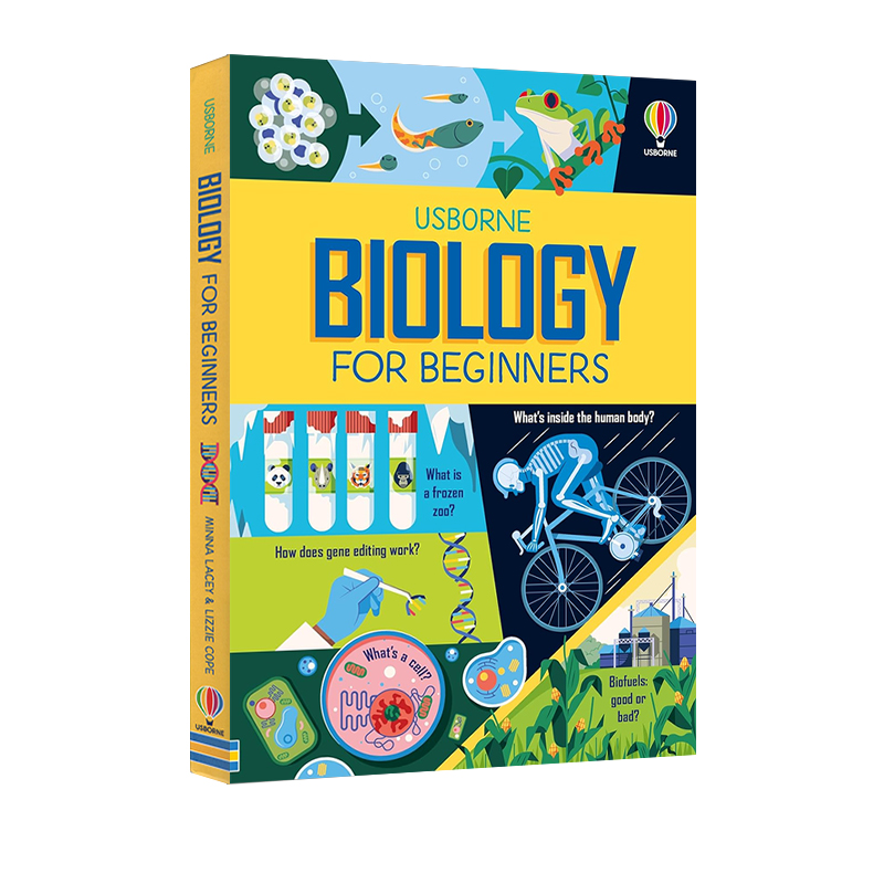 Usborne Biology for Beginners 初学者读懂生物学 精装 英文原版 少儿科学科普读物 尤斯伯恩