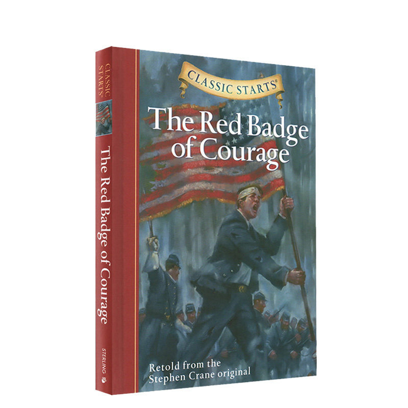 Classic Starts系列 The Red Badge of Courage  红色英勇勋章 英文原版儿童小说 世界经典名著 精装版