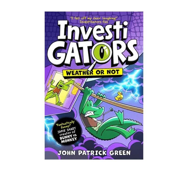 预售 英文原版 Investigators Weather or Not 鳄鱼侦探员9 全彩漫画书绘本 爆笑漫画故事书 中小学课外英文阅读图画书