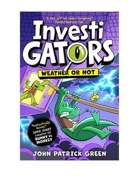 预售 英文原版 Investigators Weather or Not 鳄鱼侦探员9 全彩漫画书绘本 爆笑漫画故事书 中小学课外英文阅读图画书