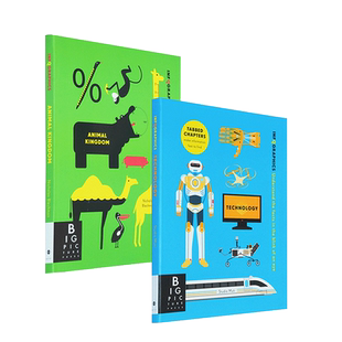 英文原版绘本 Information Graphics 2册合售 小学STEM科普 图解百科图表化阅读绘本