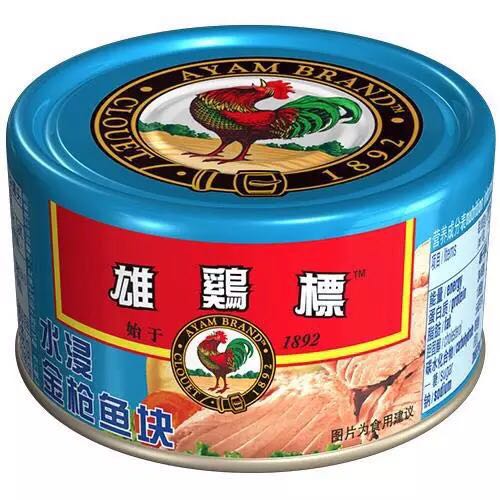 水浸吞拿鱼150g泰国进口Tuna In Water 金枪鱼罐头即食肉类食品 水产肉类/新鲜蔬果/熟食 鱼类罐头 原图主图