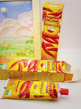 HARISSA140G突尼斯风味辣椒酱酱料蘸酱辣Tunisian chili sauce