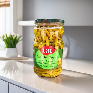 Hot pepper pickle土耳其进口细辣椒泡菜即食线辣椒酱开胃菜青椒