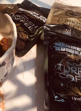土耳其进口咖啡粉细粉原味咖啡粉末状态TURKISH COFFEE咖啡原粉