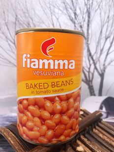 BAKED BEANS in tomato sauce400g已熟茄汁焗豆罐头 豆子白腰豆幼