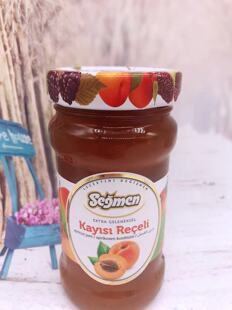 apricot jam380g土耳其进口杏子酱 杏酱 果酱原装 有杏肉酱吐司酱