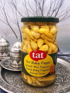 Tat Turkish pickled pepper640g土耳其腌制小米椒泡椒泡菜辣椒粒
