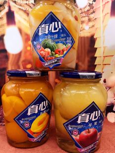 糖水水果新鲜黄桃罐头休闲食品零食特产880g混合罐头Canned fruit