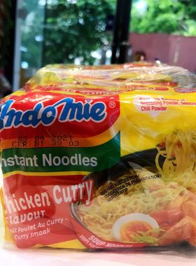 Indomie Noodles5bages/70g方便面鸡肉咖喱Chicken Curry Flavour