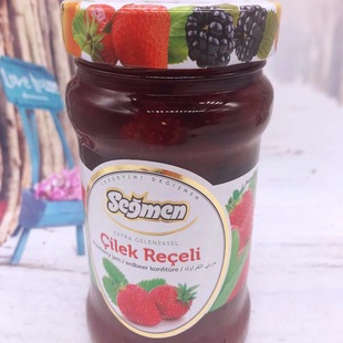 Strawberry jam380g土耳其进口草莓果酱 草莓酱 果酱 涂抹