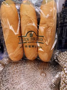 Sandwich bread 3条装 三明治面包 芝麻面包 法师面包有芝麻