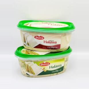 Halawa with pistachio500G阿拉伯开心果味芝麻糖糖果Durra三明治