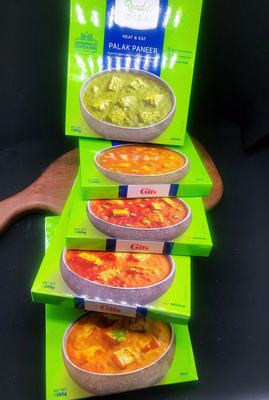 ready to eat India food印度即食奶豆腐汤加热早餐营养PANEER285