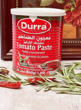 Tomato Paste约旦番茄膏番茄酱罐头酱料800G烘焙酱料 西红柿酱
