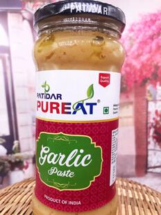 印度蒜蓉酱大蒜酱380G涂抹酱 蒜酱Garlic paste酱料即食蘸酱India