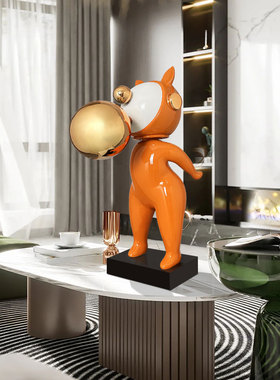 轻奢高级装饰艺术树脂潮玩雕塑