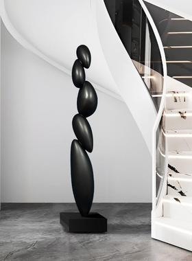 抽象雕塑酒店大堂玻璃钢装饰雕塑