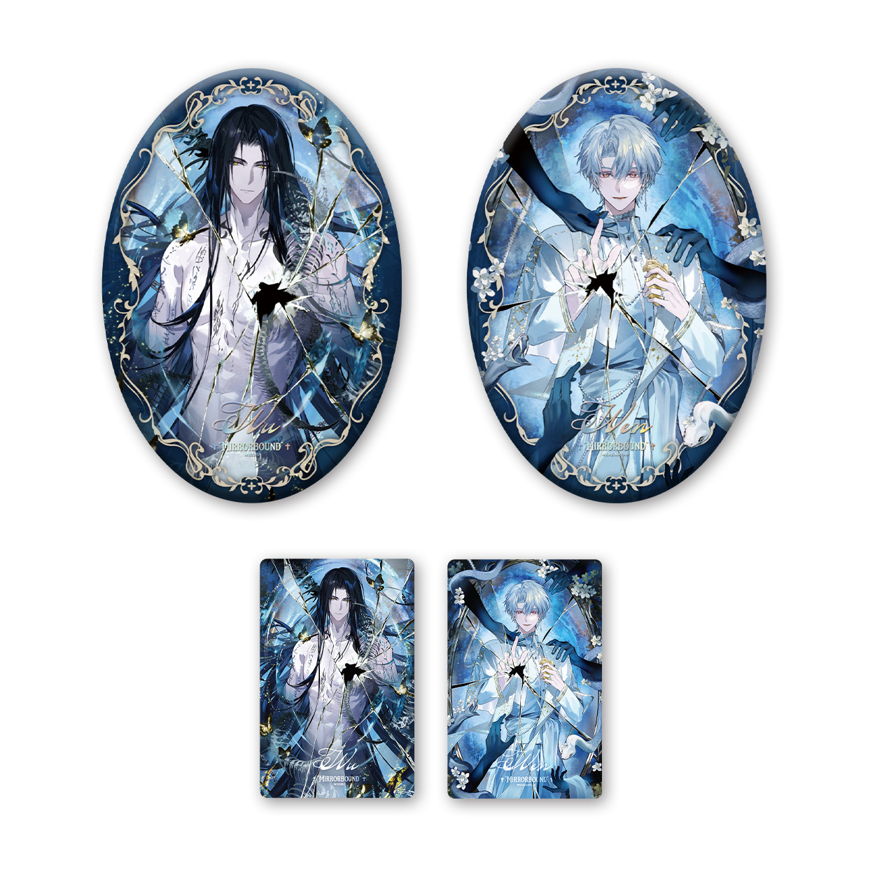 正版现货欢迎进入梦魇直播间徽章吧唧色纸拍立得原著小说周边官谷