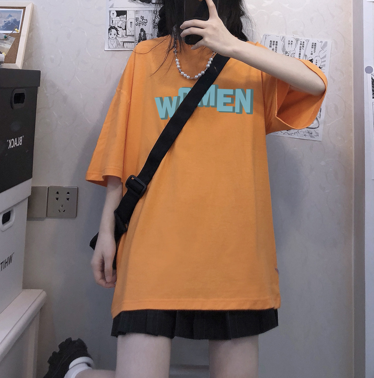 夏季新款现货中性女装潮宽松印花圆领短袖T恤男女G617p28,男装T恤,电商C310