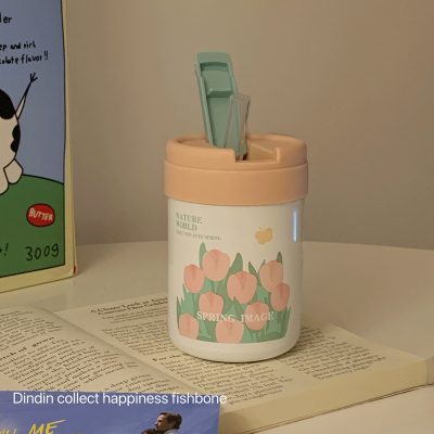 郁金香保温杯便携小巧316不锈钢