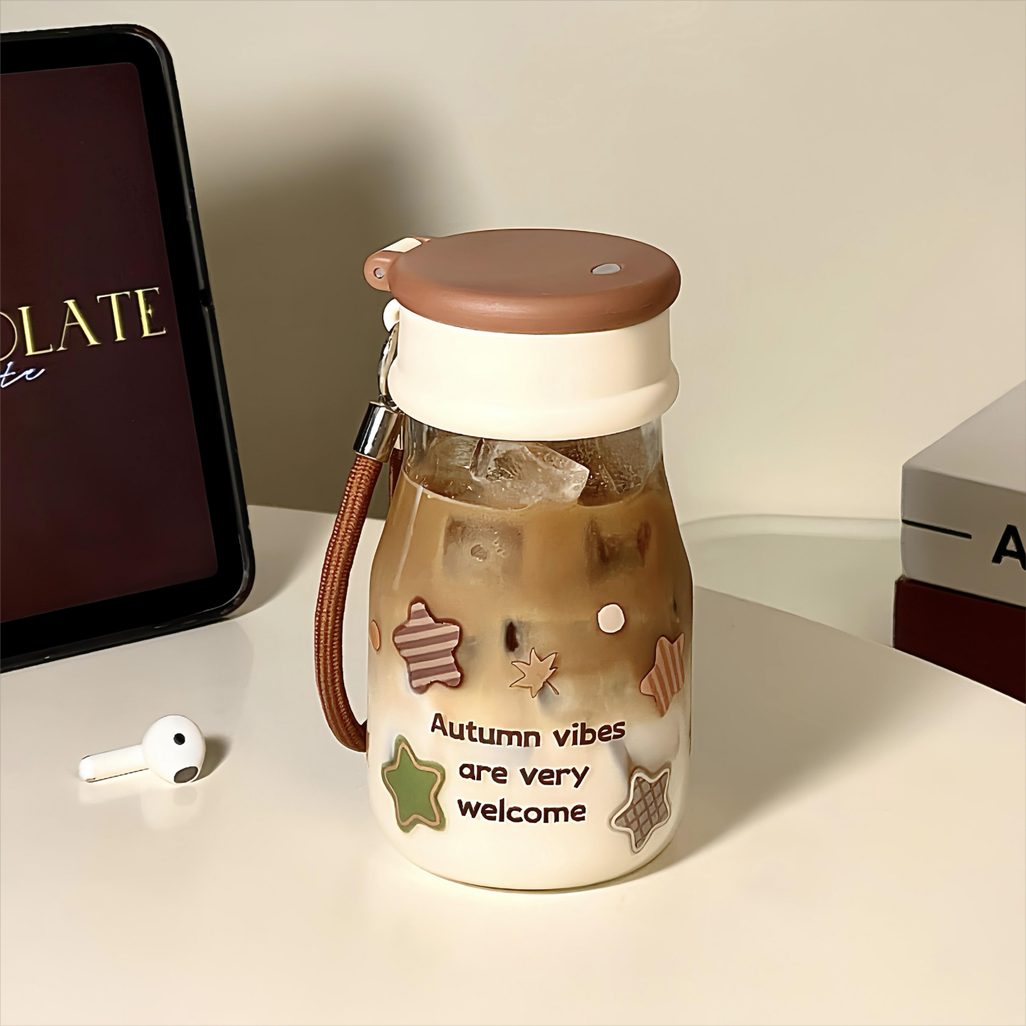 2026新款女士高颜值食品级耐高温高硼硅玻璃水杯子早餐专用牛奶杯,餐饮具,玻璃杯,淘宝优惠券,粉丝福利购,淘宝优惠卷