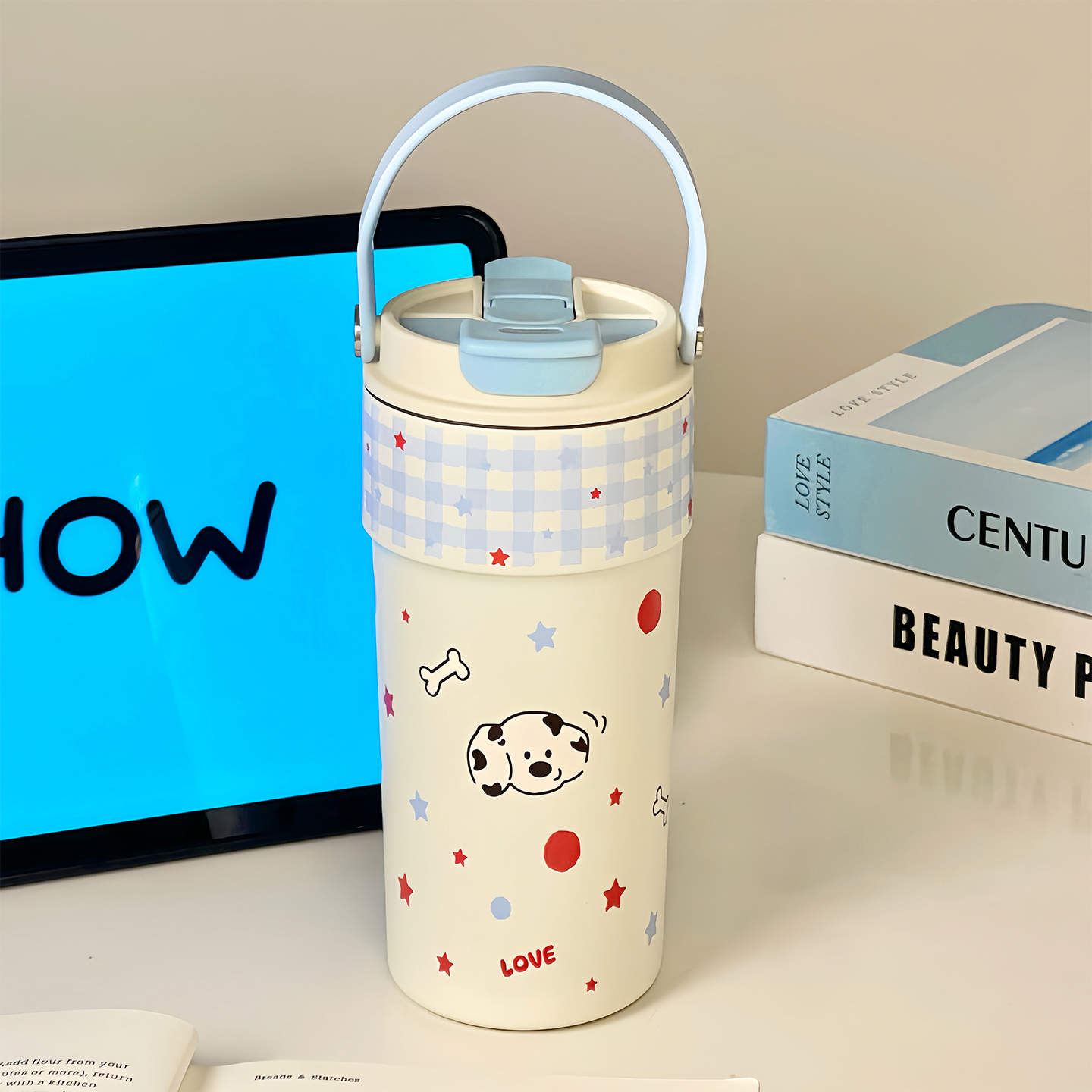 陶瓷内胆保温杯便携式女生高颜值