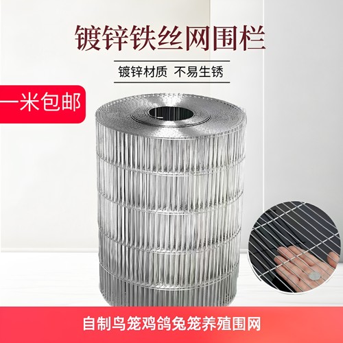 镀锌铁丝网鸟笼网片鸡兔笼网自制笼子防护围网养殖网钢丝网鸽子笼