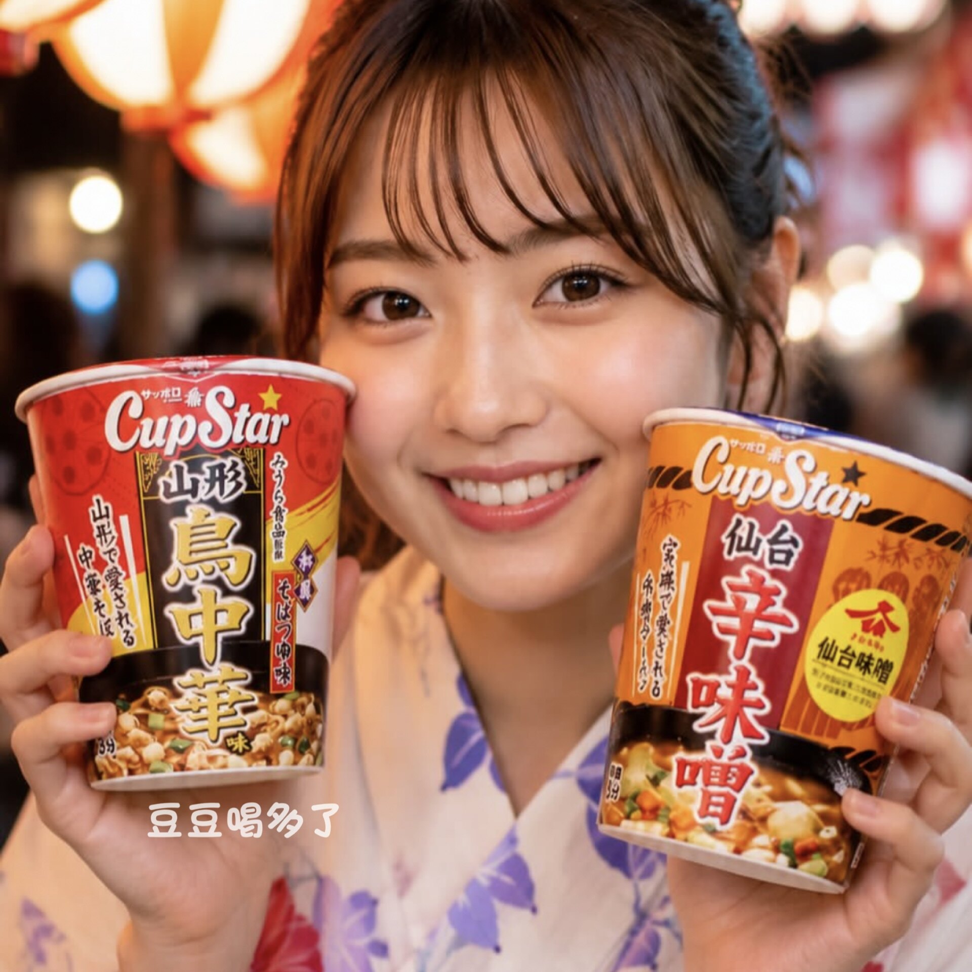 日本サッポロ札幌一番CupStar系列山形岛中华拉面仙台辛味噌拉面