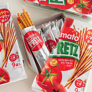日本格力高PRETZ百力滋番茄沙拉味Pocky饼干棒零食8袋入 现货
