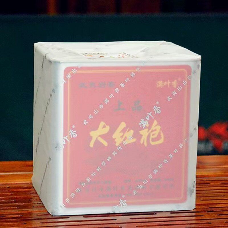满叶香上品大红袍AB100武夷山岩茶乌龙叶浓香型500克/罐礼袋实惠
