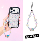 现货CASETiFY正品 联名三丽鸥双子星甜美少女心串珠手机链条手腕绳