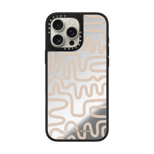 CASETiFY金色藝術(shù)線條適用蘋(píng)果iPhone16 pro 13潮牌16e高級(jí)ins風(fēng)保護(hù)套 max磁吸防摔手機(jī)殼時(shí)尚 現(xiàn)貨正品