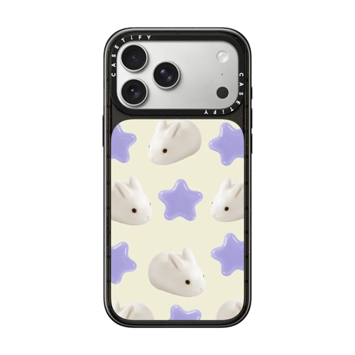 CASETIFY果冻小兔星星黄色手机壳