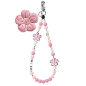 现货正品 饰挂链好看女生好运小挂绳 CASETiFY有钱花串珠花朵手机装