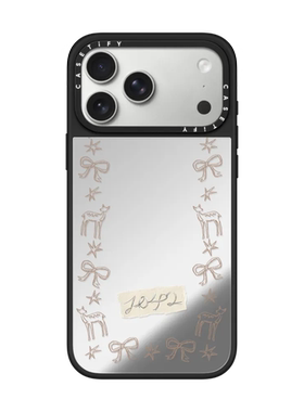 现货正品CASETiFY联名欧阳娜娜星光梦想适用苹果iPhone17pro max蝴蝶结小鹿手机壳时尚15/14/16/17air保护套