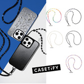 CASETiFY串珠手机挂件挂绳适用苹果三星华为黑玛瑙彩珠斜挂手机链