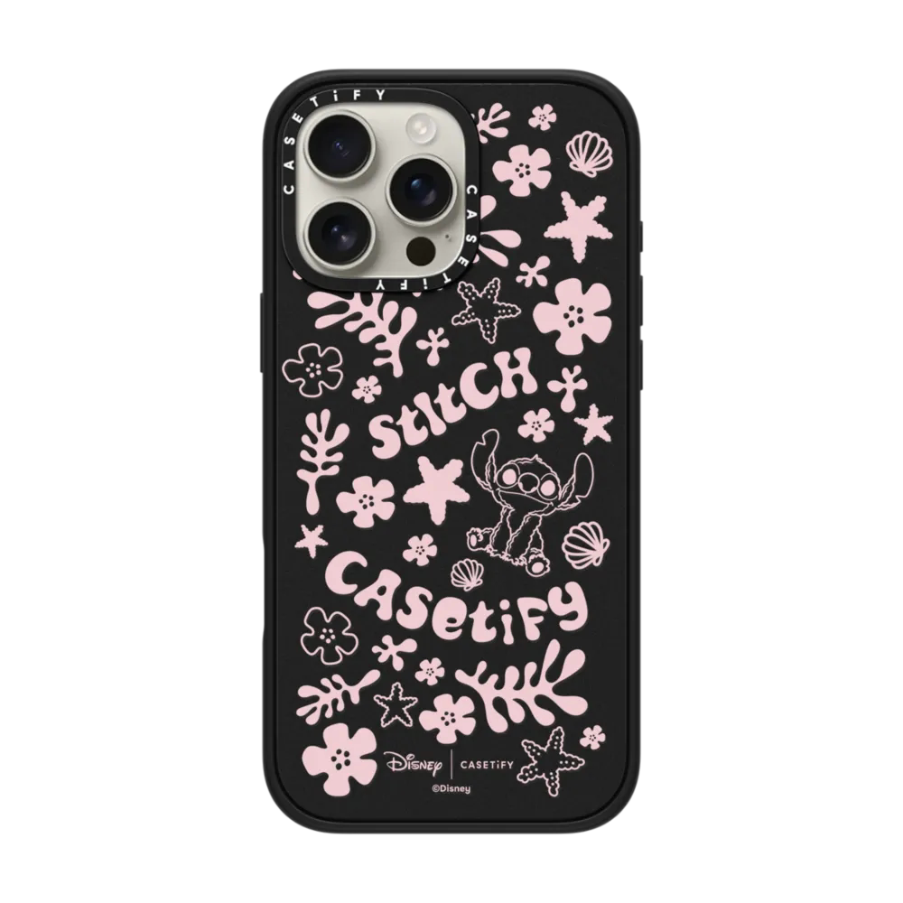 现货正品CASETiFY联名迪士尼元素粉色适用苹果iPhone16 pro max磁吸手机壳15/14/13限量款可爱小花高级保护套