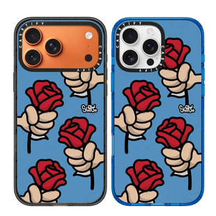 现货CASETiFY正品放下爱Vibes适用苹果iPhone16/17Pro Max防摔手机壳时尚15/14/13潮流air浪漫玫瑰插画保护套