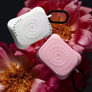 正品CASETiFY白色波漾无线蓝牙耳机保护套适用苹果Airpods pro 2/3代airpods 3/4代硅胶防摔高级感清新耳机壳