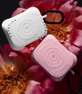 正品CASETiFY白色波漾无线蓝牙耳机保护套适用苹果Airpods pro 2/3代airpods 3/4代硅胶防摔高级感清新耳机壳
