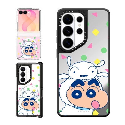 CASETiFY蜡笔小新和小白手机壳
