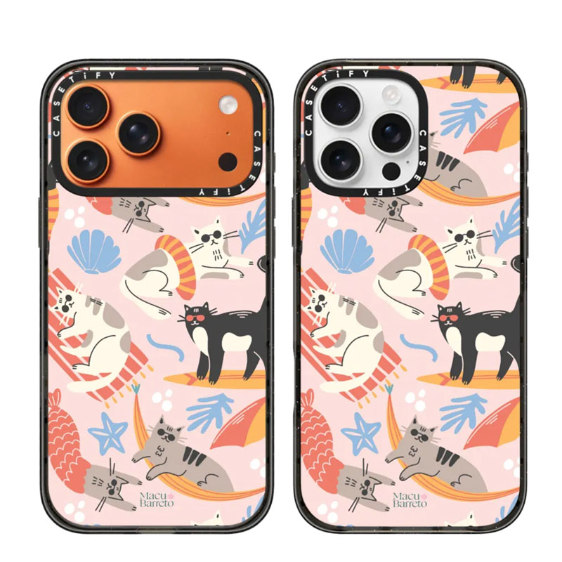 CASETiFY舒适的猫少女心手机壳