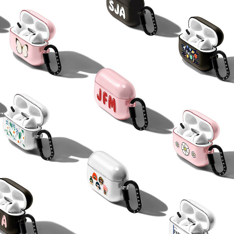 casetify正品适用苹果Airpods 3/4代无线蓝牙耳机保护套透明airpods pro 2代潮牌可定制少女心高级感时尚软壳