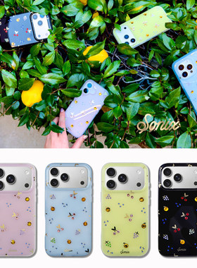 sonix水果宝石系列镶嵌带钻闪亮适用苹果17 pro max防摔手机壳iPhone16 pro高级时尚小众ins风名媛洋气保护套