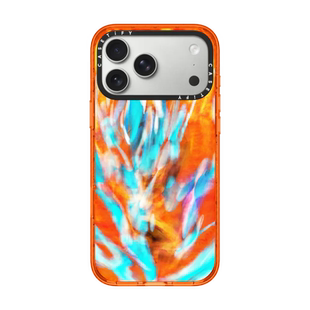 现货CASETiFY正品花语魅惑橙色适用苹果iPhone17 pro max磁吸防摔手机壳抽象艺术16/15/14/13浪漫17air保护套