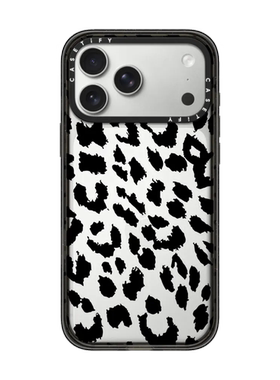 正品casetify黑色豹纹适用苹果iPhone16/17 pro max少女心可爱手机壳潮牌15/14/13软妹卡通17air洋气保护套