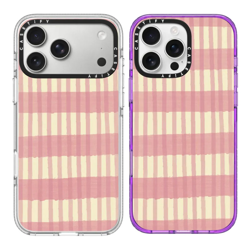 现货CASETiFY正品夏日粉语适用苹果iPhone16/17 Pro Max设计感防摔手机壳14/13/12时尚17air好看15条纹保护套